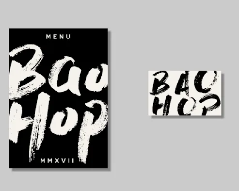 Logo et menu de restaurant par extrafin via 99designs